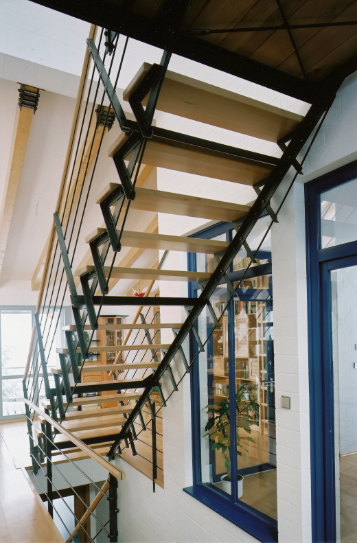 stahltreppe
