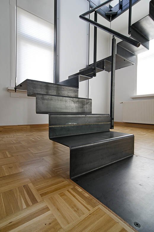 stahltreppe